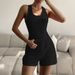 Women's Clothing Summer Casual Set American Style Tank Top & Sports Shorts Commuter Look Lightweight Polyester Suit For Spring/Autumn_ecoleips.com