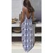 Plus Size Women's Summer Casual Camisole Backless Loose Beach Dress Relaxed Everyday Wear Comfortable Feshion_ecoleips.com