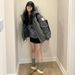 girl Korean Style Couple Down Cotton Jacket 2025 Winter New Thickened High-End Feel Petite American Retro Parka_ecoleips.com