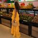 Yellow Halter Neck Backless Dress For Women With High-End Layered Ruffles American Style Long Resort Style Dress_ecoleips.com