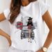 European And American Cross-border Foreign Trade Women's Fashion Urban Girl Round-neck Printed Short-sleeve T-shirt Top_ecoleips.com