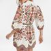 Women's Bohemian Ethnic Style Printed Dress Lantern Sleeve Spring New Arrival European American Fashion Cross Border E Commerce_ecoleips.com