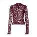 European And American Best-selling Women's Clothing 2026 Spring New Fashion Elegant Sexy Lace See-through Lace-up_ecoleips.com