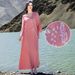BA5226 Elegant Hand-sewn Rhinestone Evening Abaya Long Dress Muslim Robe_ecoleips.com