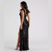 Women's Clothing Fashion Slimming High Density Sequin Banquet Evening Dress_ecoleips.com