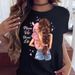 Women's Tops Are Fashionable In European American Style, Suitable For Family Matching, Casual And Trendy, Plus-size_ecoleips.com