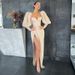 Siren In Silk – High-Slit Mermaid Gown With Long Sleeves For Opera Galas & Dubai Yacht Soirées_ecoleips.com