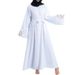 Miaoxiangyi Clothing New 2025 Spring Muslim Women's Embroidered Sequin Cuff Robe_ecoleips.com
