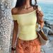 Y2K Cropped Tube Top | Solid Color Knit Vest Tee | Summer Staple For Streetwear & Clubbing Outfits_ecoleips.com