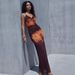 Women's Clothing Women's Sleeveless Halter Neck Printed Dress Style Fashion Elegant Vacation Long Dress For Formal & Casual For Women_ecoleips.com
