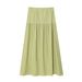 Women's Clothing Women's Fashion Set - Tie Up Ruffle Long Sleeved Shirt And Solid Color Simple Skirt For Formal & Casual_ecoleips.com