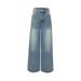 Aria Basics Cross-Border Foreign Trade European And American Extra Long Floor-Length Denim For Women With Ripped Loose_ecoleips.com