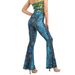 Aria Basics 8241 European And American Trendy Tight-Fitting Printed Flared Women's Casual Pants Directly From Manufacturer_ecoleips.com