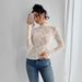 European American Cross-border 2026 Autumn And Winter New Women's Butterfly Jacquard Mesh Slim-fit Stand-up Collar_ecoleips.com