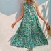 European American Cross-border Bestseller: Seaside Vacation Casual Dress, Elegant And Simple, Sleeveless V-neck Long_ecoleips.com