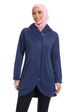 Arabic Women's Hui Ethnic Sports Top Muslim Solid Color Hooded Sweatshirt Y022_ecoleips.com