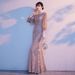Women's Evening Dress, New Model, Sequined, Elegant, Light Luxury, Niche High-end Fishtail Dress For Toasts,_ecoleips.com