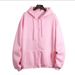 Loose Hooded Sweater Women's Autumn And Winter Large Size Zipper Cardigan Solid Color Long-sleeved Top_ecoleips.com