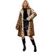Luxury Faux Fur Coat – Oversized Long Women’s Jacket With Leopard Print, Vegan & Ethical Fashion_ecoleips.com