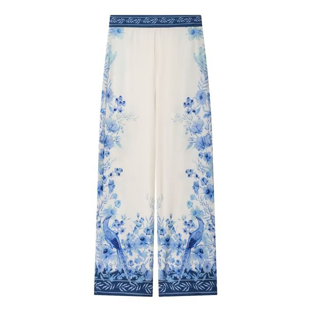 European American Style Printed Lyocell Shirt And Pants Set Women's Clothing Stylish Homme Made New Arrivals_ecoleips.com