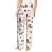 Ladies Pyjama Pants Funny Bear Cat Rilakkumas Lounge Pants Comfy Sleepwear Dorm_ecoleips.com