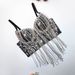 Women's Clothing Rock Style Sequined Tassel Suspenders With Underwire Corset Short Sexy Hot Girl Nightclub Tube Top Stage Vest_ecoleips.com