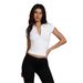 2025 Cross-Border European And American Fashion Women's Spring/Summer New Style Turn-Down Collar Buttoned Slim Fit_ecoleips.com
