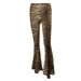 Women's Clothing High-Waisted Slim Fit Leopard Print Flare Pants Spring Trendy Casual Fashion_ecoleips.com