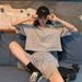 Slimming Casual Two-Piece Set Summer New Korean Style Loose Fashion Workwear Polo Collar Short Sleeve Sports Suit_ecoleips.com
