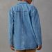 Trendy Washed Denim Blazer For Women – Oversized Boyfriend Jacket With Notched Lapel, Street Style Blue Blazer_ecoleips.com