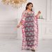 Verve Lace Embroidered Dress Cover-Up Plus One Size Includes Camisole Two-Piece Set_ecoleips.com