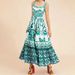 Women's Printed Bohemian-Style Strapless Dress With A Wide Skirt_ecoleips.com