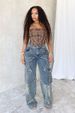 Women's Clothing Star Tassel Raw Edge Loose Straight Casual Pants Women_ecoleips.com