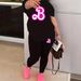 Women's Clothing Women's Fashion Set Long Pants T-Shirt Short Sleeve Clothing For Formal & Casual For Women_ecoleips.com