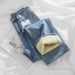 Fleece-lined Thickened Narrow Wide-leg Jeans Women, 2025 New Autumn And Winter Hot-selling High-waisted Straight Pants_ecoleips.com