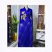 Plus Size Pleated Dress Fashion Suit Collar Hand Embroidered Hot Stamped For Women African Style_ecoleips.com