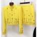 Women's Clothing Fashion Romantic New Heavy Beaded Diamond Short Top Skirt Suit Two Piece Suit_ecoleips.com