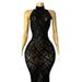 Sparkling Sequin Mesh Short Dress For Sexy Party Nights Elegant Performance Wear Women's Clothing Dress_ecoleips.com