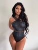 European And American Sexy Backless Solid Color Women's Swimsuit Suit One-piece Tight Swimsuit Bikini_ecoleips.com