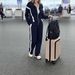 Color Block Women's Two Piece Set Long Sleeved Jacket And Striped Straight Leg Pants Casual Clothing_ecoleips.com