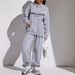 Women's Clothing Unisex Printed Hoodie Sweatshirt Set With Pockets - Casual Streetwear Pullover Hooded Sweatshirt & Joggers In Soft Cotton Blend_ecoleips.com