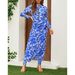 Women's Clothing Printed Fashion One Piece Swimsuit Women's Set Surfing Suit_ecoleips.com