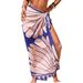 Women's Swimsuit Summer Floral Print Chiffon High Slit Transparent One Size Fits All New 2026_ecoleips.com