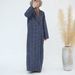 Women's Luxe 3D-Textured Maxi Dress With Princess Sleeves & Belted Waist, Warm Winter Dress For Dubai & Cold Weather_ecoleips.com