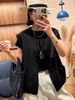 Minimalist Satin Round-neck Vest For Women, Fashionable And Versatile, Slimming, Sleeveless Outerwear, New Chinese Style_ecoleips.com