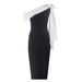 New European American Style Sexy One-shoulder Bow-tie Bandage Dress, Elegant Party And Banquet Gown, Short Dress_ecoleips.com