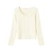 Superior Selection Lace Lace Cotton T-Shirt Women's Long Sleeved 2025 Autumn New Pure Desire Sexy Base Shirt_ecoleips.com