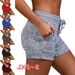 Women's Clothing Base Quick Drying Yoga Leisure Sports Waist Tie Elastic Elastic Yoga Shorts_ecoleips.com