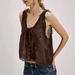 Aria Basics Aria Basics European And American Cross-Border Hot Sale 2025 Summer New Women's Hollow Out Vest V-Neck Top In Stock Immediate_ecoleips.com