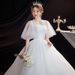 2025 New Style Main Dress For Women, Lace, Super Fairy Dreamy, French Style, Plus Size, Spring/Summer Wedding Dress,_ecoleips.com